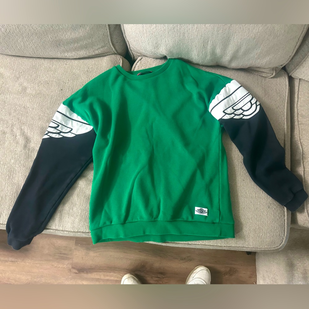 Air Jordan Wings Classic Crewneck green large